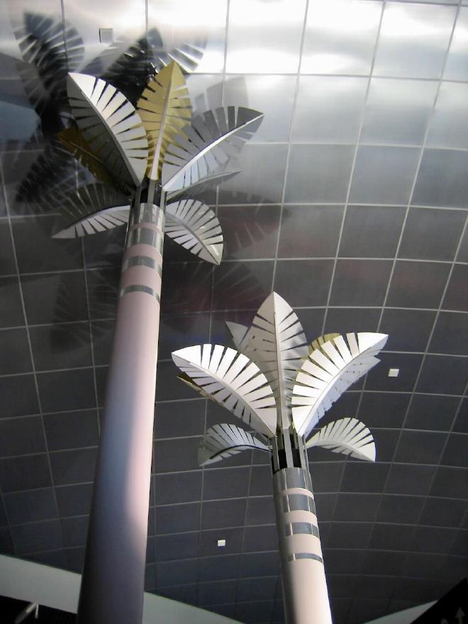 Metal palms