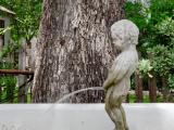 Spider House garden fountain