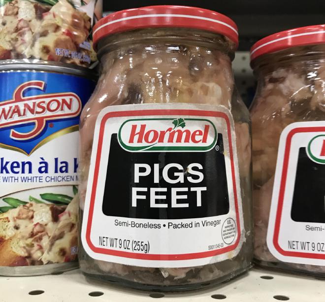 Jar of 'Pigs Feet'