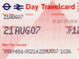 A London Transport travelcard