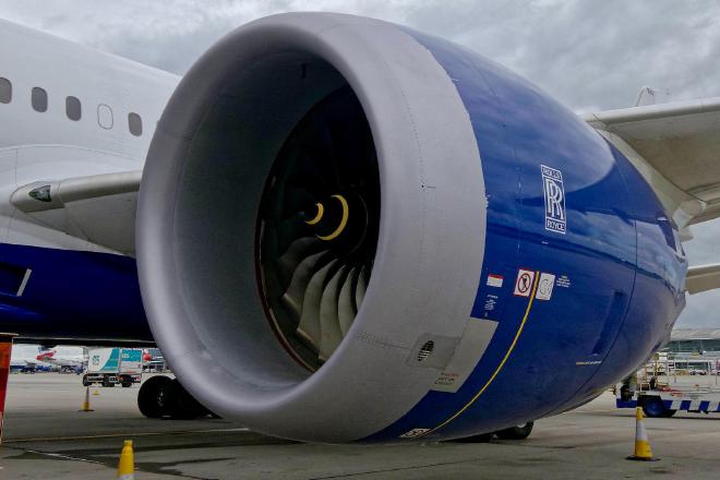 A jet engine