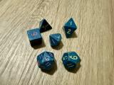 My first set of D&D dice, now rather battered