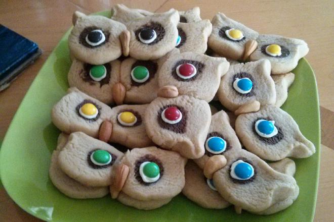 Owl cookies