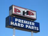 A sign saying 'Premier Hard Parts'