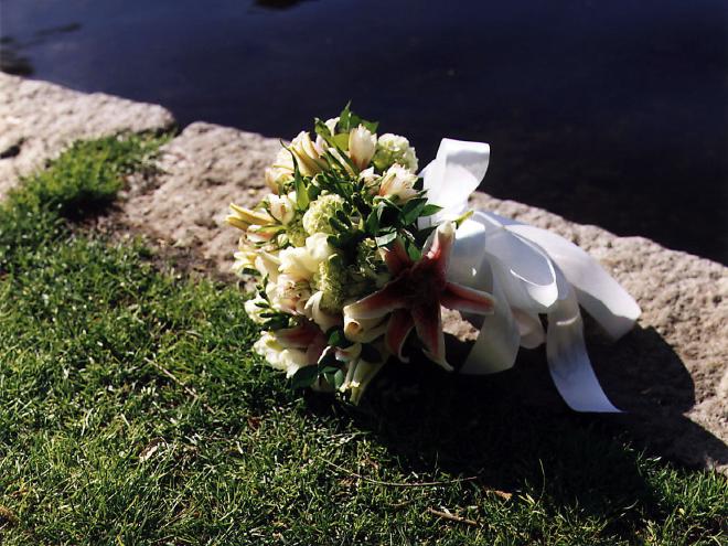 The bride's bouquet